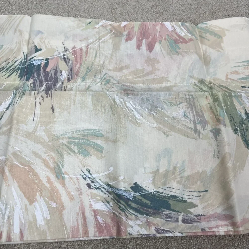 NOS Balloon‎ Valance Key West Floral Coastal 70x16 New USA Made Cottagecore Farm